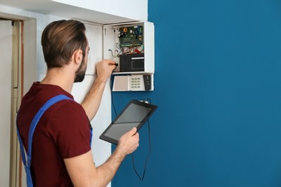 Chantier de alarme filaire