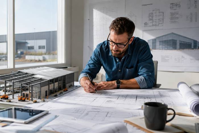 Bâtiments industriels : l'importance d'un architecte spécialisé — illustration RenoMigo