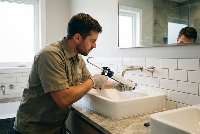 Comment refaire les joints de la salle de bain ? — illustration RenoMigo