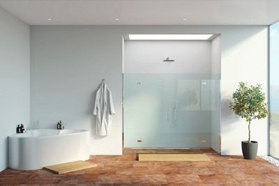 Chantier de et devis pour une douche à l'italienne