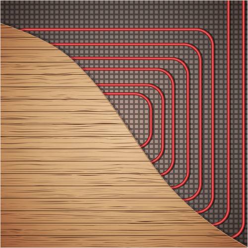 Plancher chauffant électrique — illustration RenoMigo