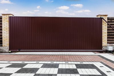 Chantier de et devis pour la pose d'un portail