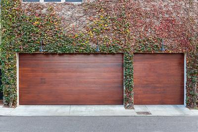 Chantier de porte de garage enroulable