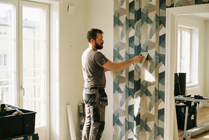 Papier peint - Tapisserie — illustration RenoMigo