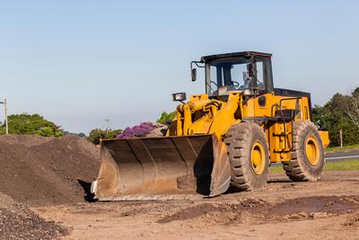 Chantier de un remblai