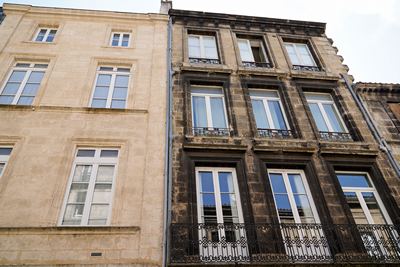 Chantier de un hydrogommage de façade