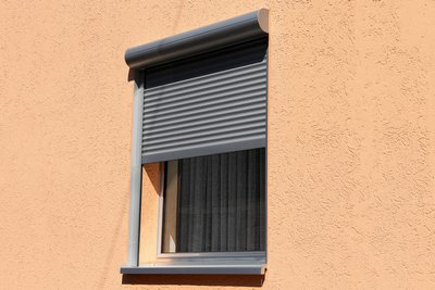 Chantier de des volets en aluminium