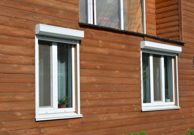 Chantier de volets roulants en pvc
