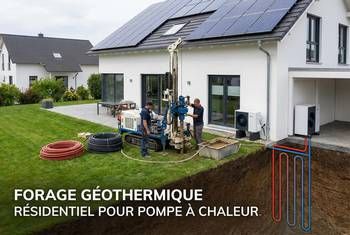 Prix d'un forage géothermique : conseils et prix des travaux