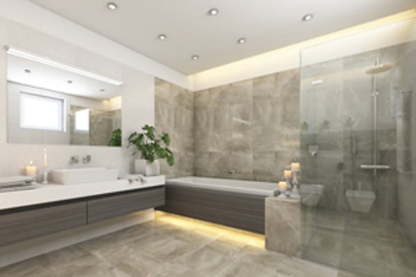 Chantier de rénovation de la salle de bain