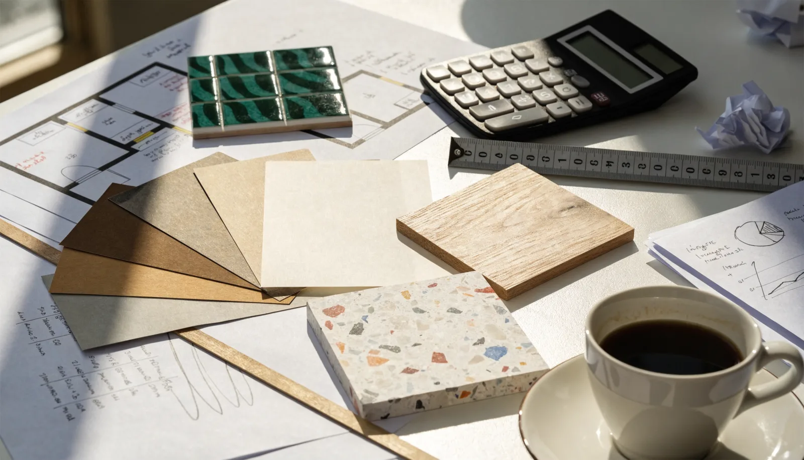 Preparer un projet avant de demander des devis travaux Plans, echantillons et budget de travaux prepares pour comparer les offres d artisans.
